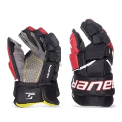 Bauer Supreme M3 Junior Hockey Gloves -Bauer bauer gloves bauer supreme m3 junior hockey gloves black red 10 30597251203138