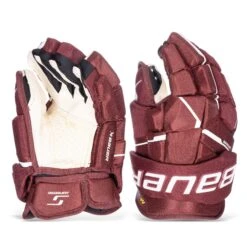 Bauer Supreme M5 Pro Intermediate Hockey Gloves 25 Bauer Supreme M5 Pro Intermediate Hockey Gloves -Bauer bauer gloves bauer supreme m5 pro intermediate hockey gloves maroon 12 30597265424450