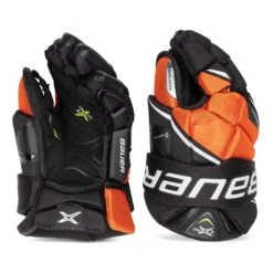 Bauer Vapor 2X Pro Senior Hockey Gloves -Bauer bauer gloves bauer vapor 2x pro senior hockey gloves black orange 13 28743796523074