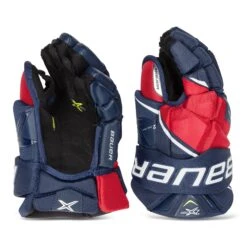 Bauer Vapor 2X Pro Senior Hockey Gloves -Bauer bauer gloves bauer vapor 2x pro senior hockey gloves navy red white 13 28743796621378