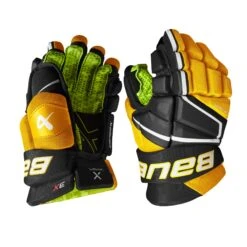 Bauer Vapor 3X Junior Hockey Gloves -Bauer bauer gloves bauer vapor 3x junior hockey gloves black gold 10 29359205679170