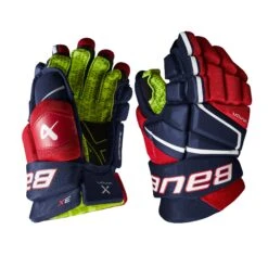 Bauer Vapor 3X Junior Hockey Gloves -Bauer bauer gloves bauer vapor 3x junior hockey gloves navy red white 10 29160852586562
