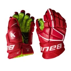 Bauer Vapor 3X Junior Hockey Gloves -Bauer bauer gloves bauer vapor 3x junior hockey gloves red 10 29160852684866
