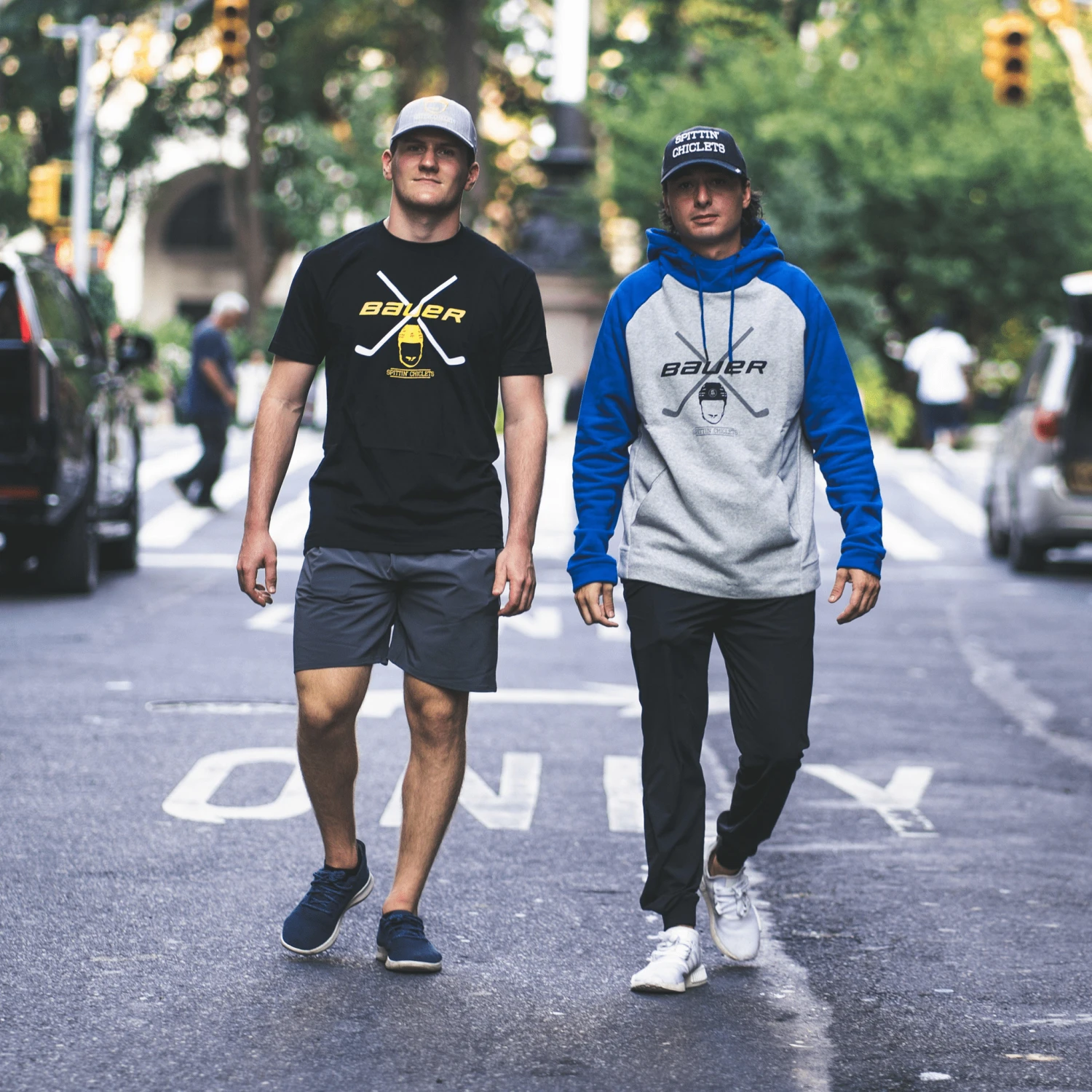 Bauer Spittin' Chiclets Colab Mens Hoodie 6 Bauer Spittin' Chiclets Colab Mens Hoodie - Image 4