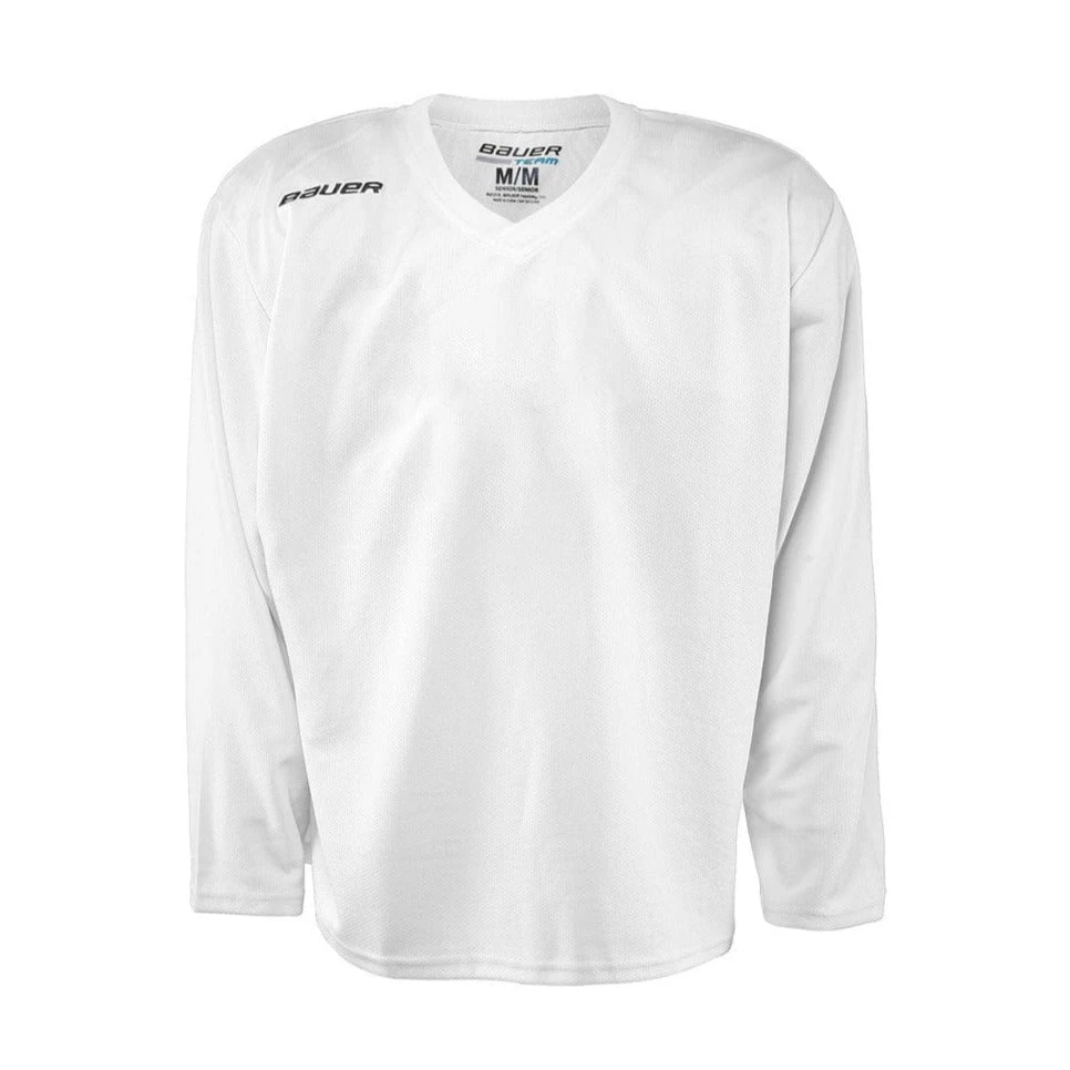 Bauer Core Senior Goalie Practice Jersey - White 3 Bauer Core Senior Goalie Practice Jersey - White