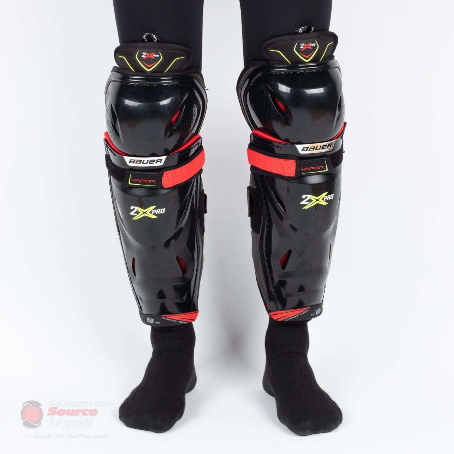 Bauer Vapor 2X Pro Senior Hockey Shin Guards 4 Bauer Vapor 2X Pro Senior Hockey Shin Guards - Image 2